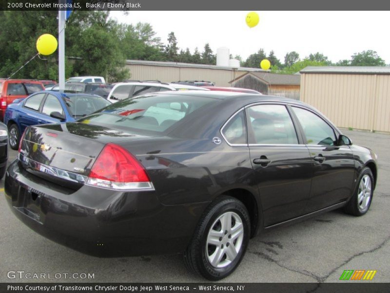 Black / Ebony Black 2008 Chevrolet Impala LS
