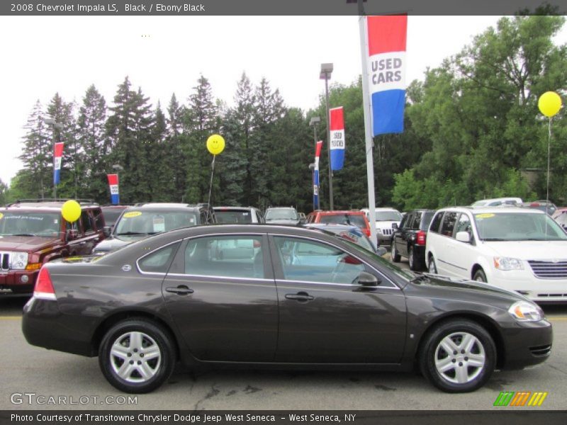 Black / Ebony Black 2008 Chevrolet Impala LS