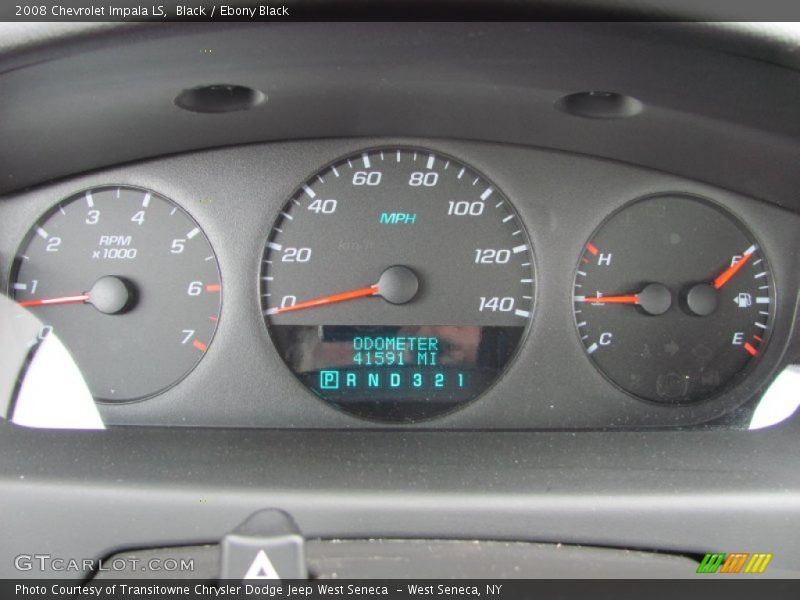 Black / Ebony Black 2008 Chevrolet Impala LS