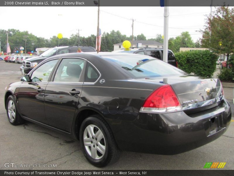 Black / Ebony Black 2008 Chevrolet Impala LS