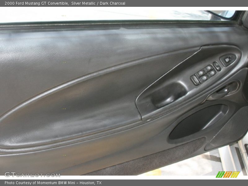 Silver Metallic / Dark Charcoal 2000 Ford Mustang GT Convertible