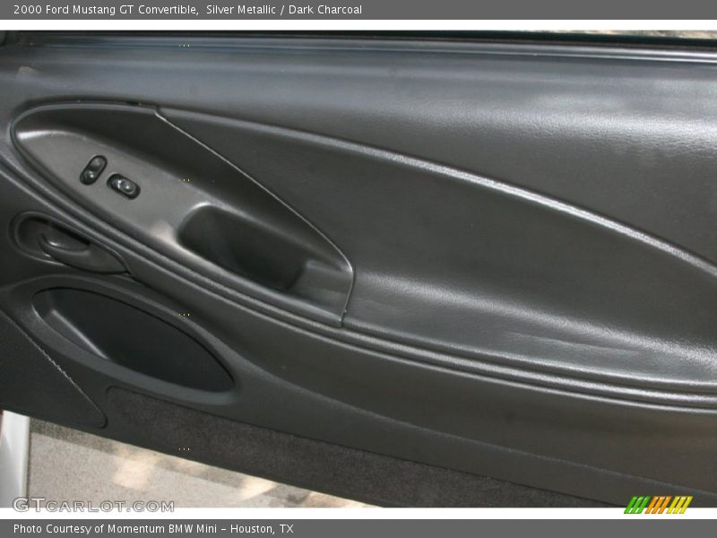 Silver Metallic / Dark Charcoal 2000 Ford Mustang GT Convertible