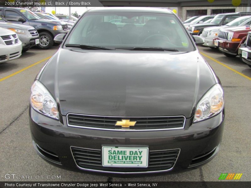 Black / Ebony Black 2008 Chevrolet Impala LS