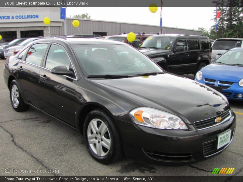Black / Ebony Black 2008 Chevrolet Impala LS