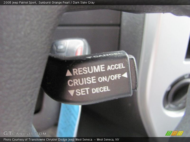 Sunburst Orange Pearl / Dark Slate Gray 2008 Jeep Patriot Sport