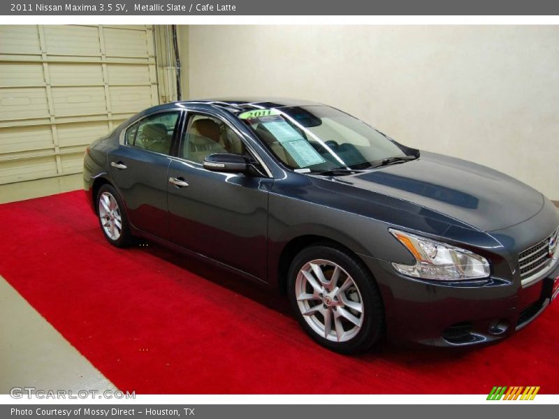 Metallic Slate / Cafe Latte 2011 Nissan Maxima 3.5 SV