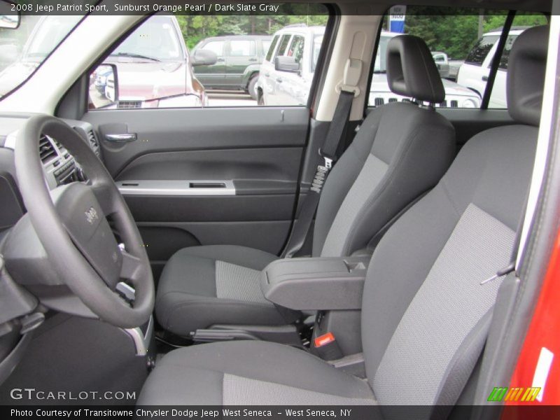Sunburst Orange Pearl / Dark Slate Gray 2008 Jeep Patriot Sport