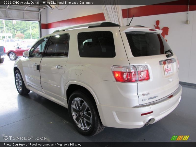 White Diamond Tintcoat / Cashmere 2011 GMC Acadia Denali