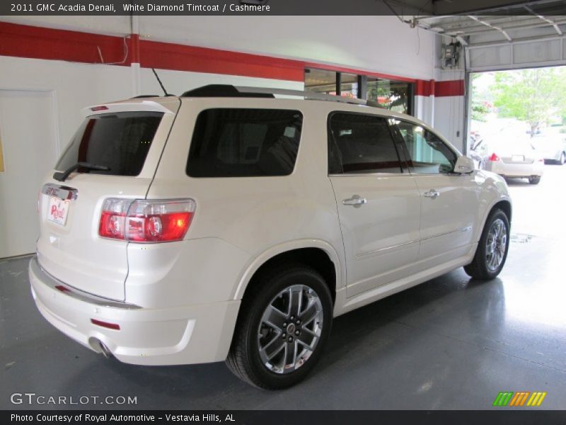 White Diamond Tintcoat / Cashmere 2011 GMC Acadia Denali
