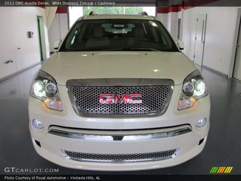 White Diamond Tintcoat / Cashmere 2011 GMC Acadia Denali