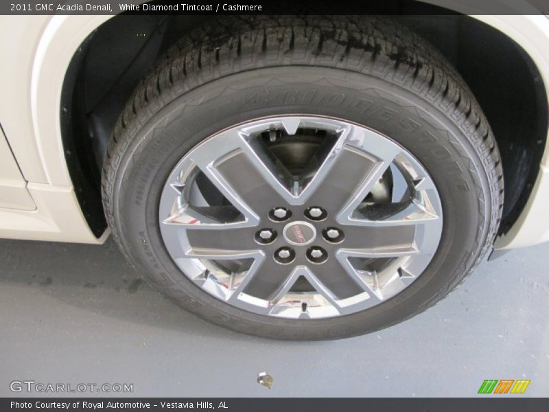 White Diamond Tintcoat / Cashmere 2011 GMC Acadia Denali