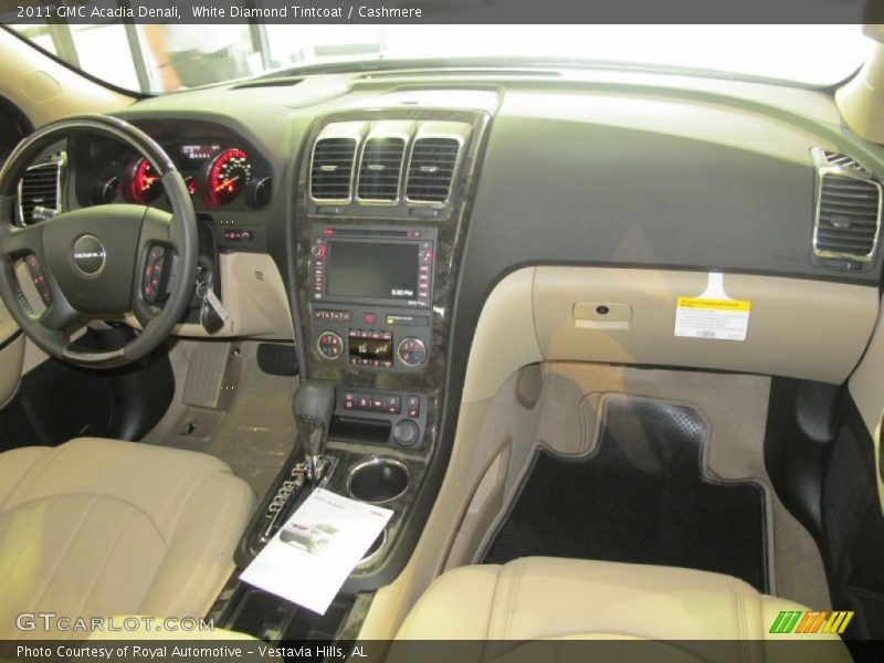 White Diamond Tintcoat / Cashmere 2011 GMC Acadia Denali