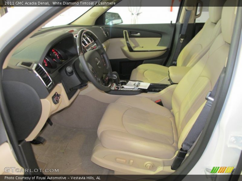 White Diamond Tintcoat / Cashmere 2011 GMC Acadia Denali