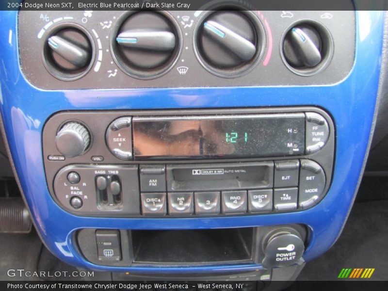 Electric Blue Pearlcoat / Dark Slate Gray 2004 Dodge Neon SXT