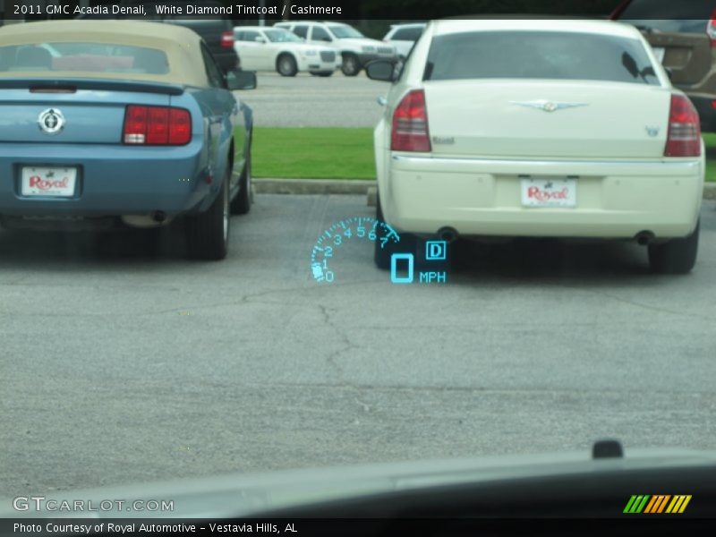 White Diamond Tintcoat / Cashmere 2011 GMC Acadia Denali