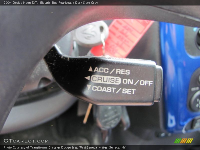 Electric Blue Pearlcoat / Dark Slate Gray 2004 Dodge Neon SXT