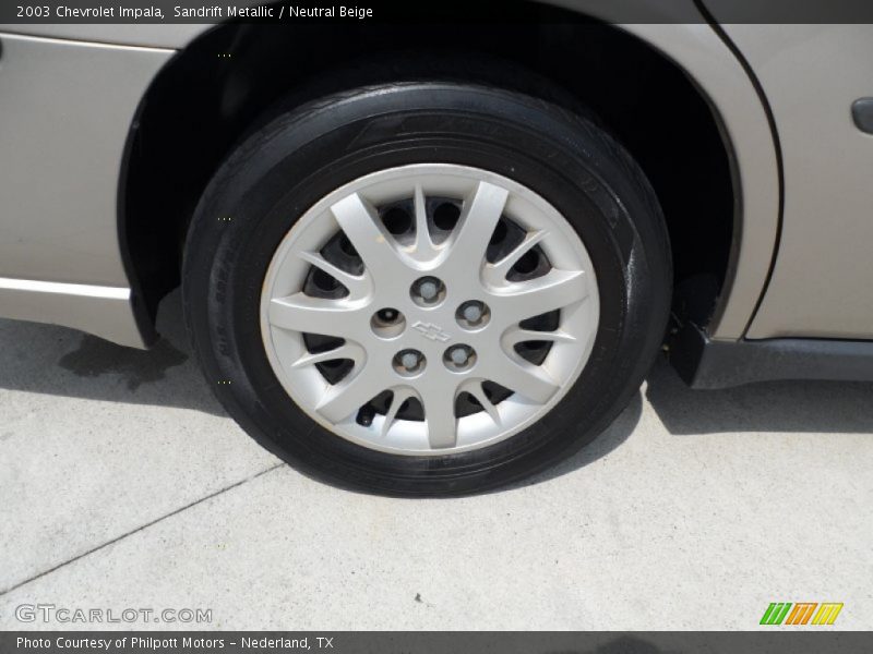 Sandrift Metallic / Neutral Beige 2003 Chevrolet Impala