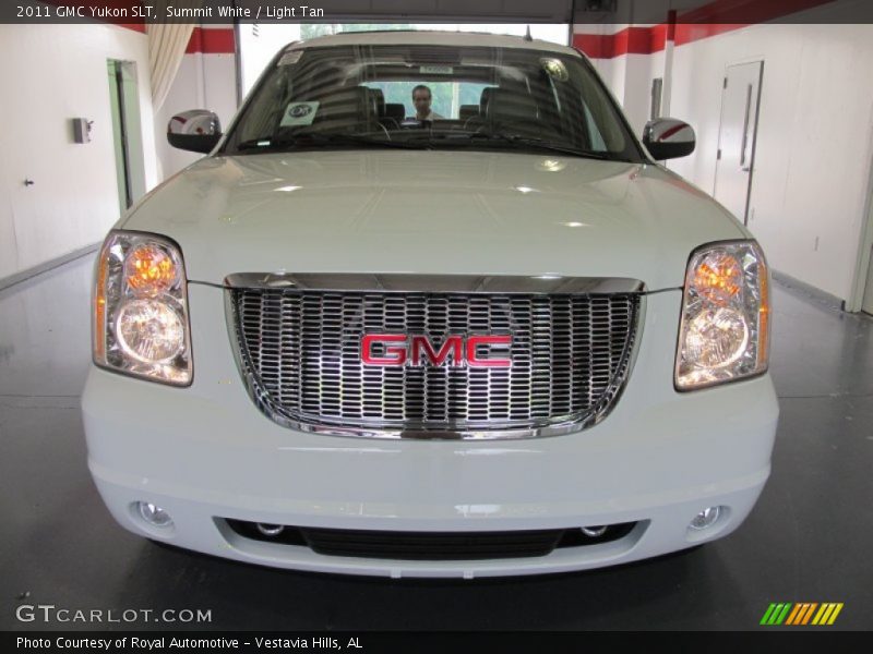 Summit White / Light Tan 2011 GMC Yukon SLT