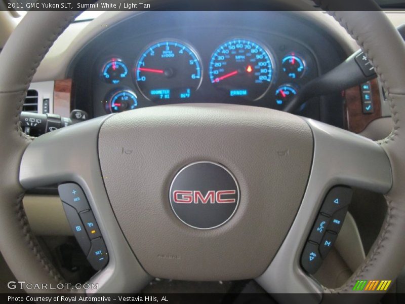 Summit White / Light Tan 2011 GMC Yukon SLT