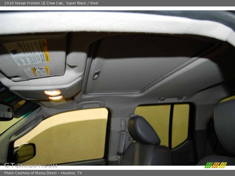 Super Black / Steel 2010 Nissan Frontier LE Crew Cab