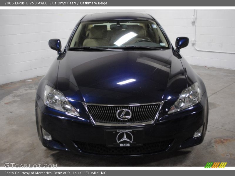 Blue Onyx Pearl / Cashmere Beige 2006 Lexus IS 250 AWD