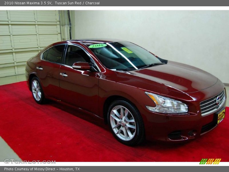Tuscan Sun Red / Charcoal 2010 Nissan Maxima 3.5 SV