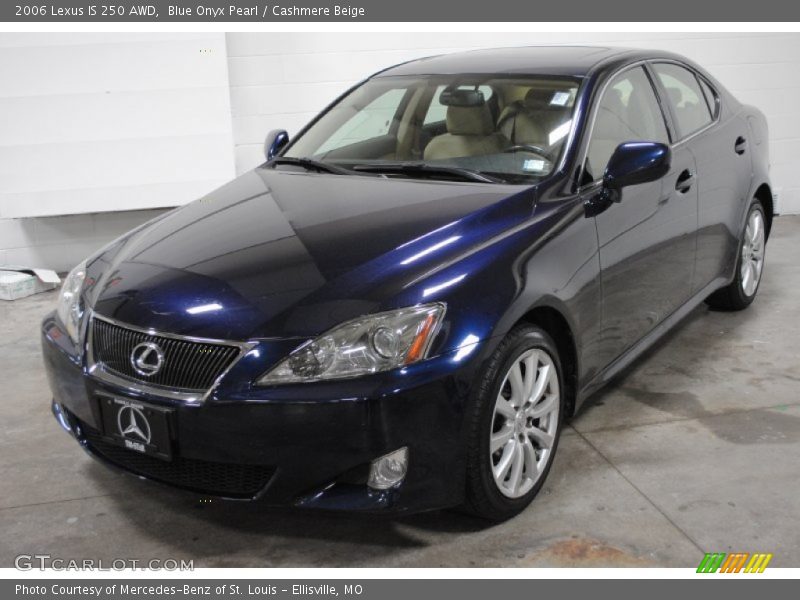 Blue Onyx Pearl / Cashmere Beige 2006 Lexus IS 250 AWD