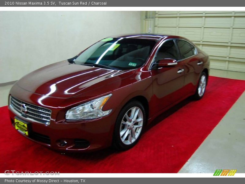 Tuscan Sun Red / Charcoal 2010 Nissan Maxima 3.5 SV