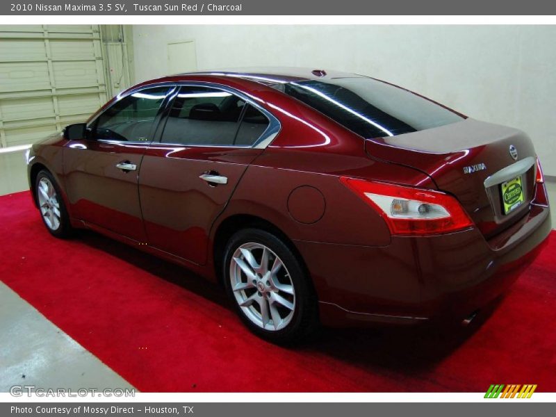 Tuscan Sun Red / Charcoal 2010 Nissan Maxima 3.5 SV