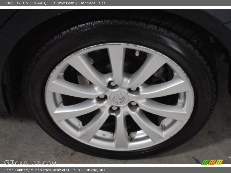 Blue Onyx Pearl / Cashmere Beige 2006 Lexus IS 250 AWD