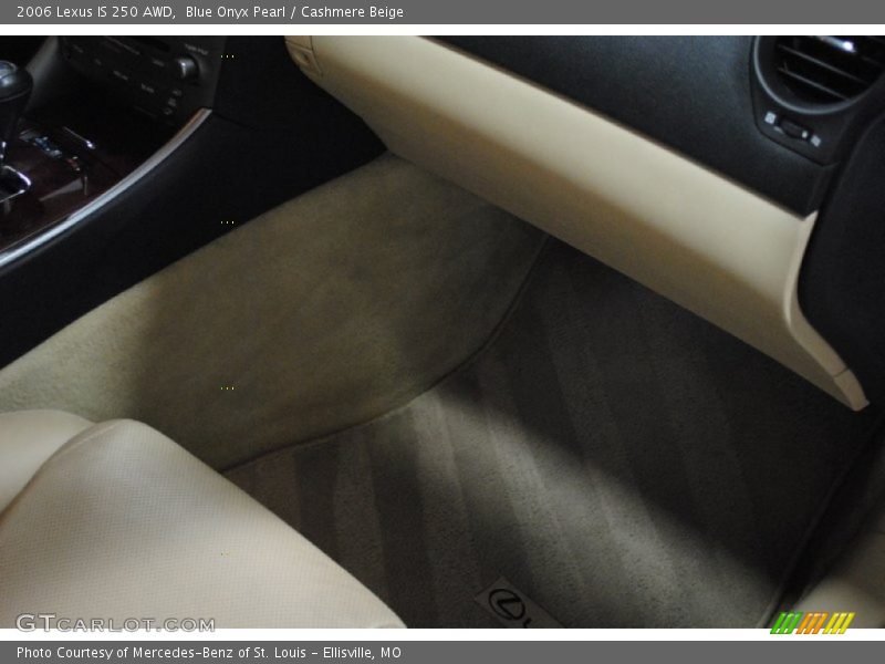 Blue Onyx Pearl / Cashmere Beige 2006 Lexus IS 250 AWD
