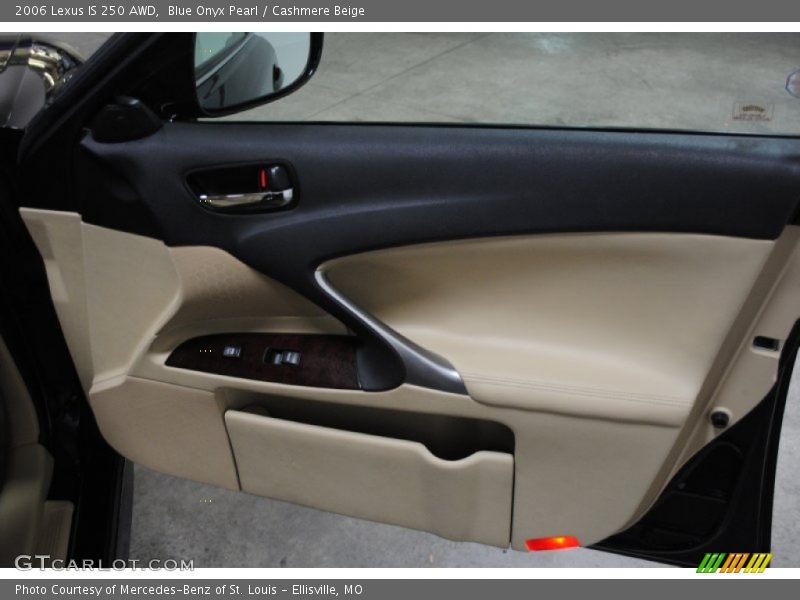 Blue Onyx Pearl / Cashmere Beige 2006 Lexus IS 250 AWD