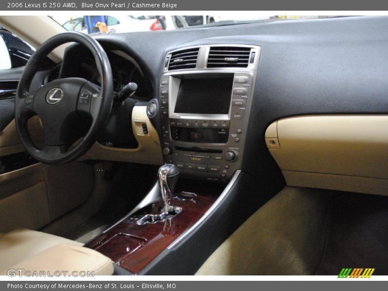 Blue Onyx Pearl / Cashmere Beige 2006 Lexus IS 250 AWD