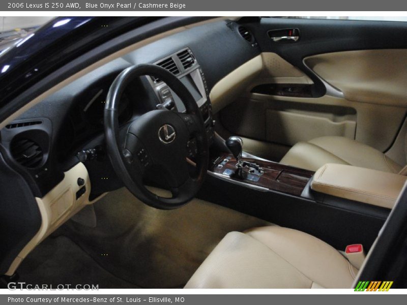 Blue Onyx Pearl / Cashmere Beige 2006 Lexus IS 250 AWD