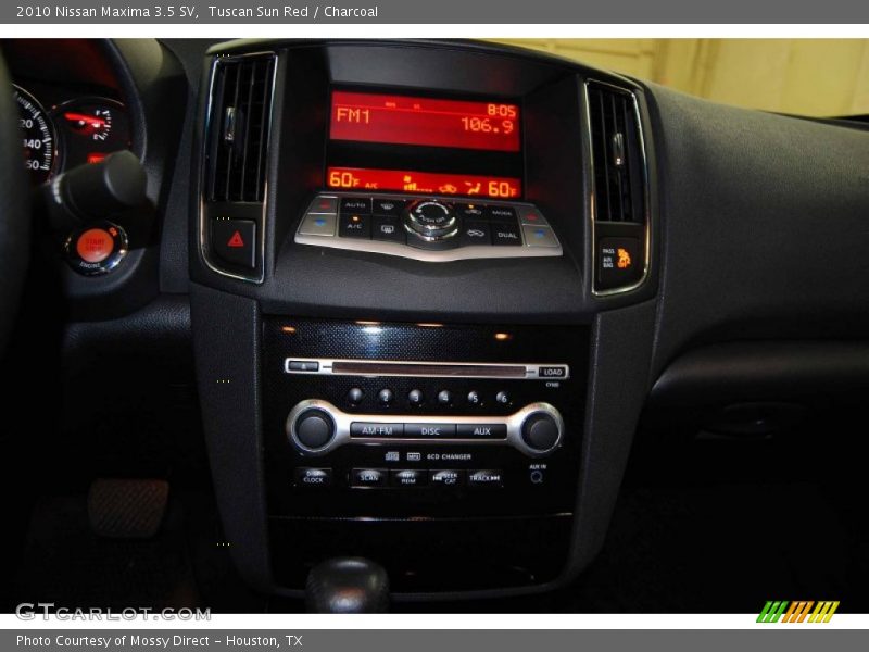Tuscan Sun Red / Charcoal 2010 Nissan Maxima 3.5 SV