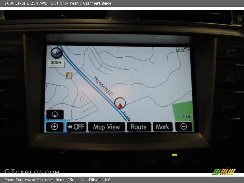 Blue Onyx Pearl / Cashmere Beige 2006 Lexus IS 250 AWD