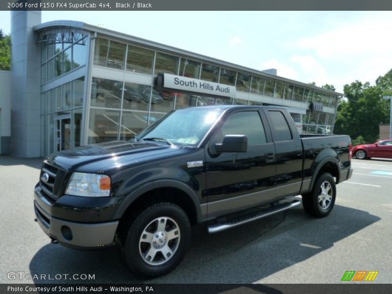Black / Black 2006 Ford F150 FX4 SuperCab 4x4