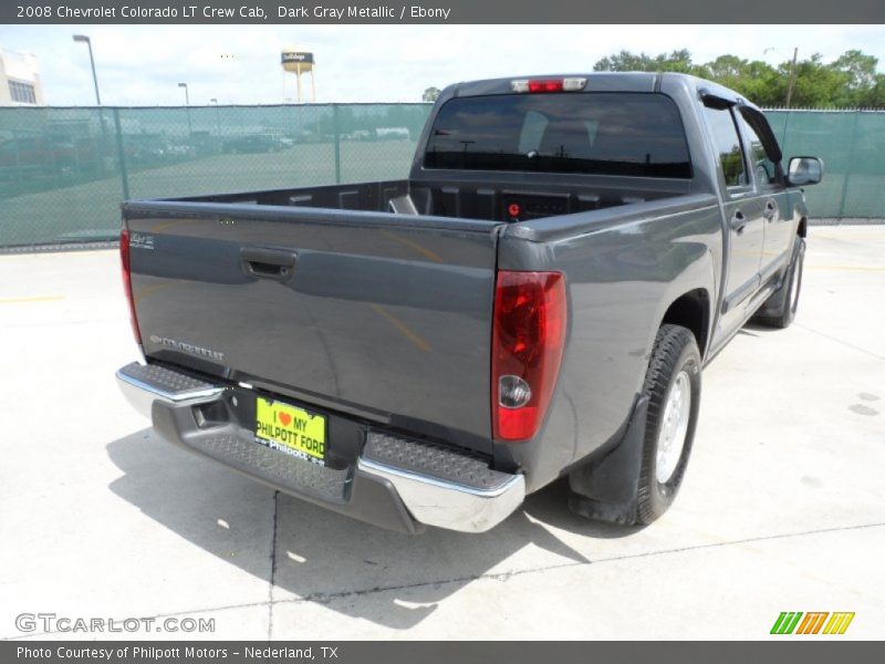 Dark Gray Metallic / Ebony 2008 Chevrolet Colorado LT Crew Cab