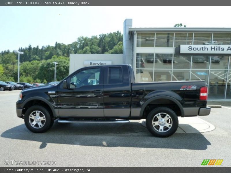 Black / Black 2006 Ford F150 FX4 SuperCab 4x4