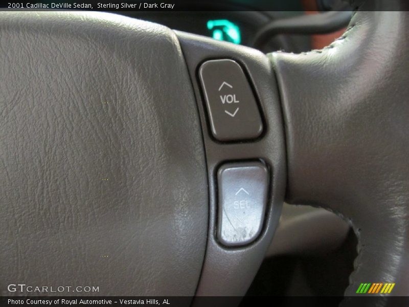 Sterling Silver / Dark Gray 2001 Cadillac DeVille Sedan