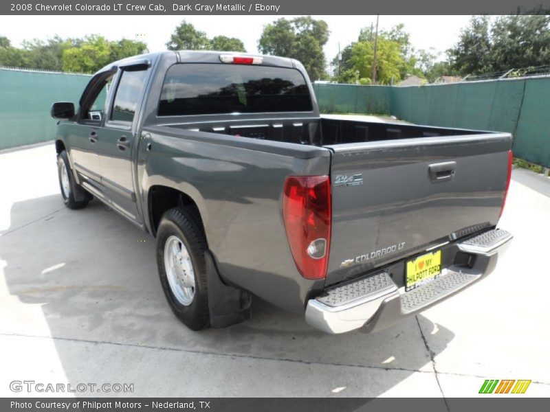 Dark Gray Metallic / Ebony 2008 Chevrolet Colorado LT Crew Cab