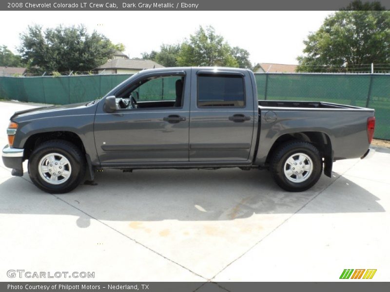 Dark Gray Metallic / Ebony 2008 Chevrolet Colorado LT Crew Cab