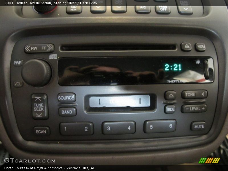 Sterling Silver / Dark Gray 2001 Cadillac DeVille Sedan
