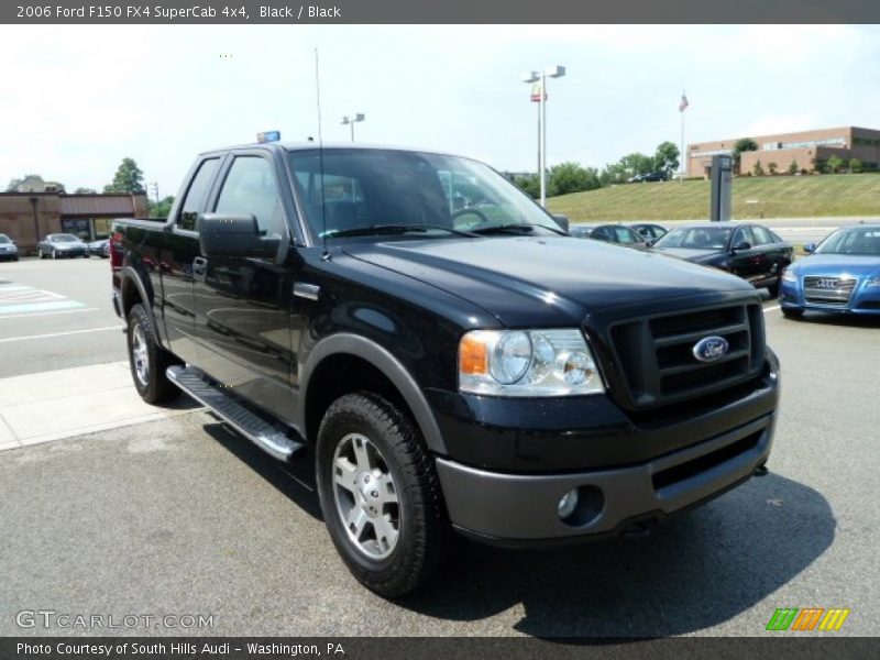 Black / Black 2006 Ford F150 FX4 SuperCab 4x4