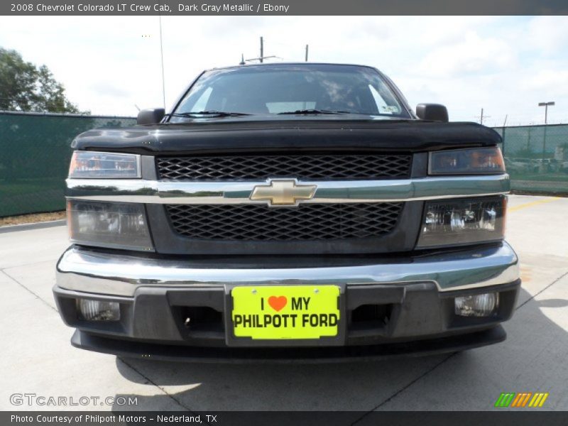 Dark Gray Metallic / Ebony 2008 Chevrolet Colorado LT Crew Cab