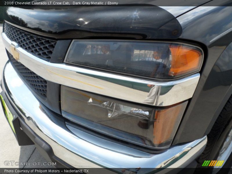 Dark Gray Metallic / Ebony 2008 Chevrolet Colorado LT Crew Cab