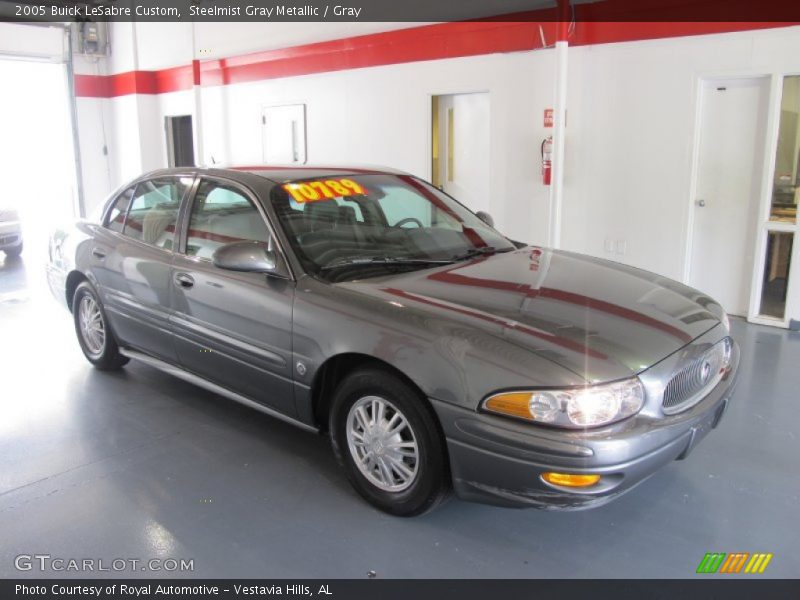 Steelmist Gray Metallic / Gray 2005 Buick LeSabre Custom