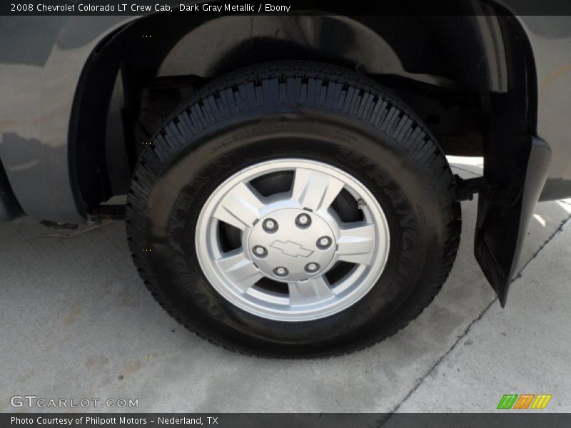 Dark Gray Metallic / Ebony 2008 Chevrolet Colorado LT Crew Cab