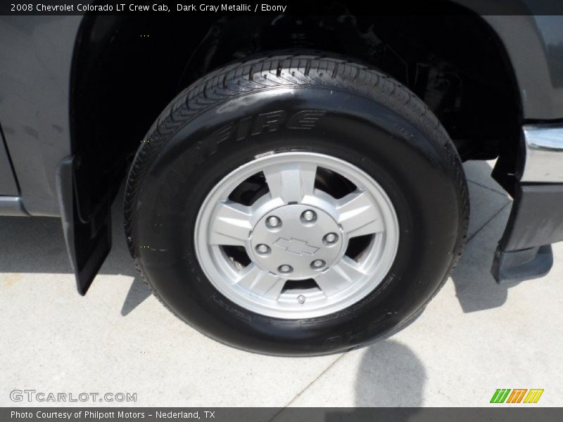 Dark Gray Metallic / Ebony 2008 Chevrolet Colorado LT Crew Cab