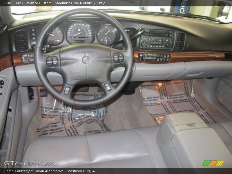 Steelmist Gray Metallic / Gray 2005 Buick LeSabre Custom